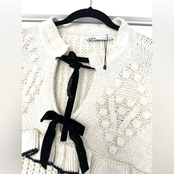 Zara blogger favorite statement chunky knit sweater - Picture 5 of 9